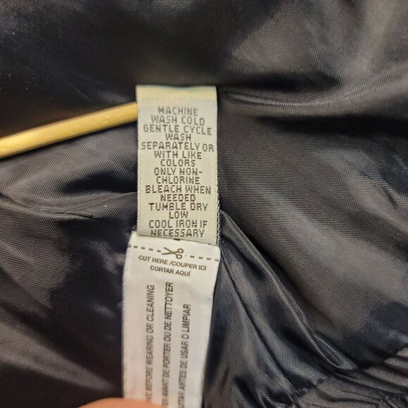 Ruff Hewn Boys Youth Black Puffer Vest Jacket w/Sweatshirt Hoodie Sleeve Large - Picture 5 of 7